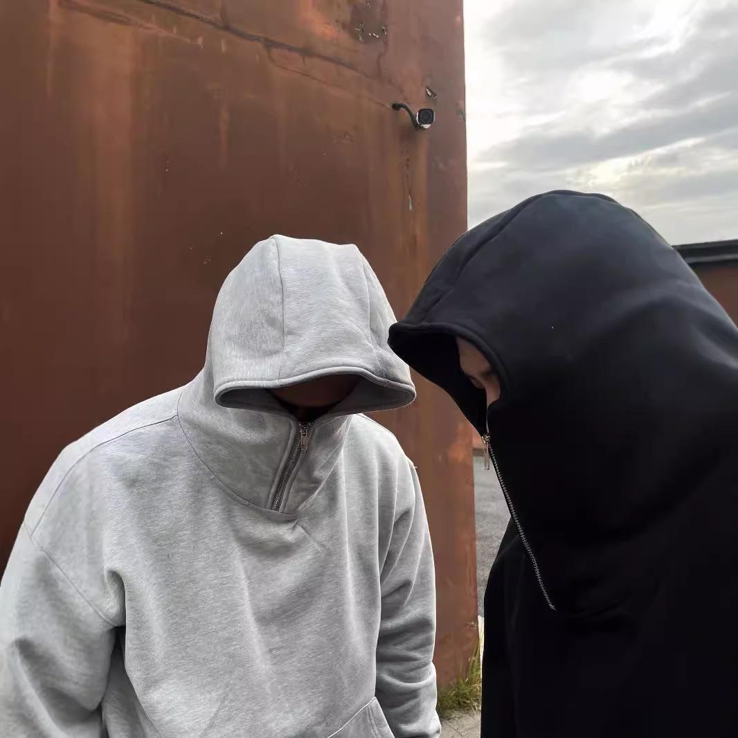 2024 Heavyweight American-Style Ninja Hooded Sweatshirt - 680g, Half-Zip, Loose Fit, Thick, Versatile, Casual Medium
2024 Heavyweight American-Style Ninja Hooded Sweatshirt - 680g, Half-Zip, Loose Fit, Thick, Versatile, Casual Medium