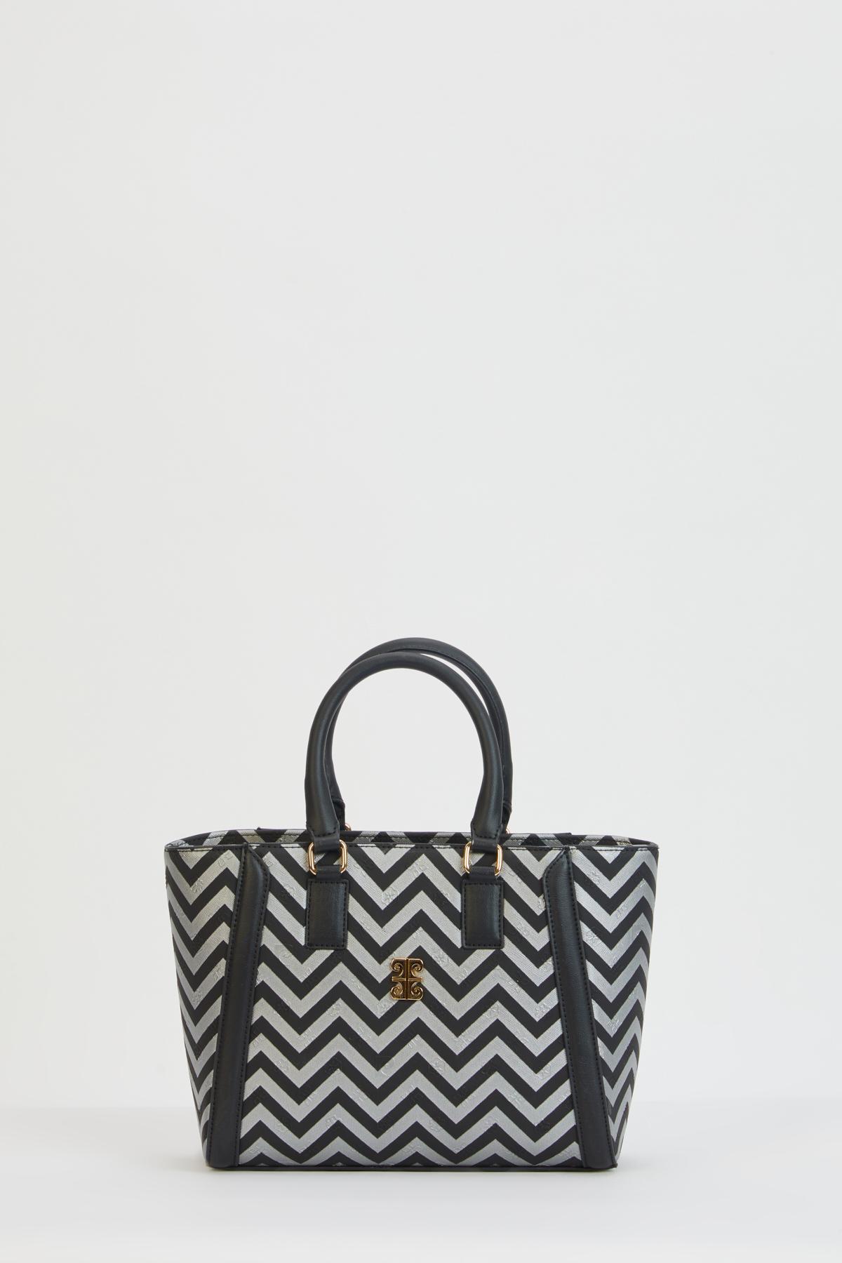 Оригинальная роскошная сумка через плечо Pierre Cardin, серебристо-черная, женская сумка через плечо, серебристо-черная