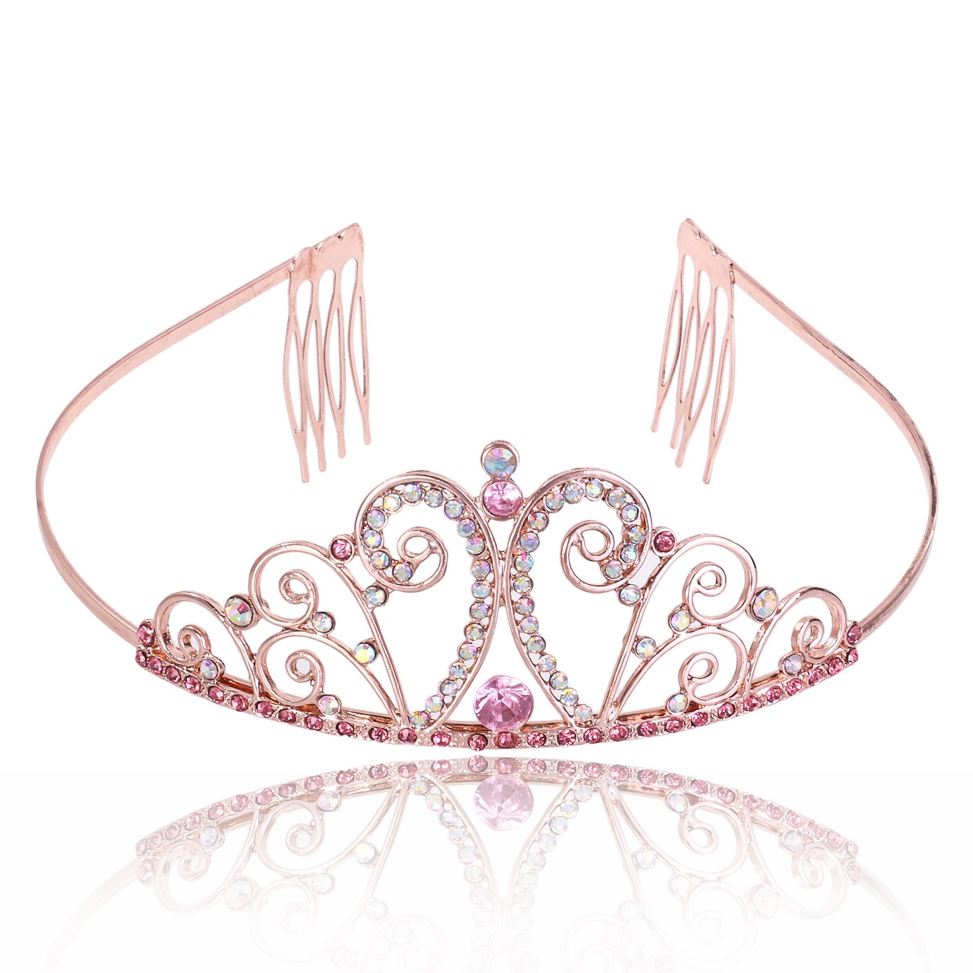 European & American Pink Crystal Crown Headband - Women s Fashion Hair Accessory for Bachelorette Parties розового золота
European & American Pink Crystal Crown Headband - Women s Fashion Hair Accessory for Bachelorette Parties розового золота