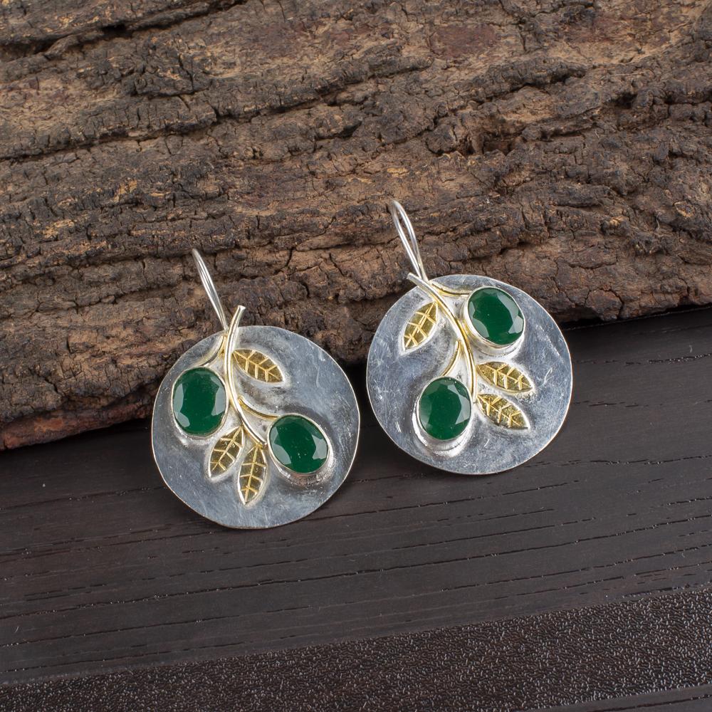 Green Onyx Gemstone Earrings, 925 Solid Sterling Silver Jewelry, Handmade Beautiful Earrings For Wedding Gift 1.77 Inches зелений
Green Onyx Gemstone Earrings, 925 Solid Sterling Silver Jewelry, Handmade Beautiful Earrings For Wedding Gift 1.77 Inches зелений