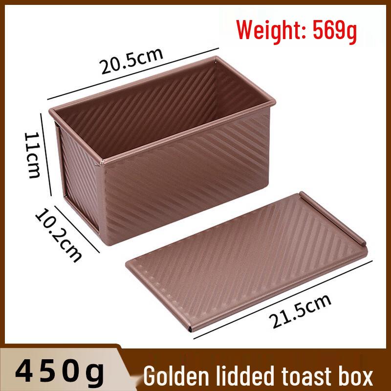 WS Non-stick Gold Corrugated Loaf Pan with Lid
WS Non-stick Gold Corrugated Loaf Pan with Lid
