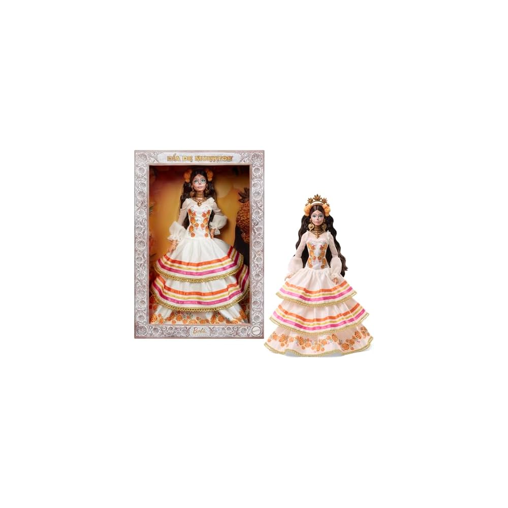 Barbie Dia De Muertos Signature Doll Black Outfit Playset for Kids Age 6 and Up
Barbie Dia De Muertos Signature Doll Black Outfit Playset for Kids Age 6 and Up