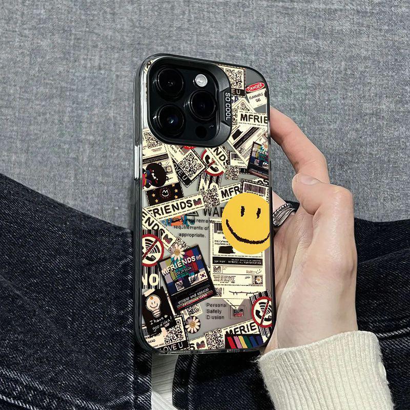 Silver Graffiti Newspaper Case: Drop-Proof for Apple 16/16 Pro/15 Pro Max/14/13 Apple 15 Plus
Silver Graffiti Newspaper Case: Drop-Proof for Apple 16/16 Pro/15 Pro Max/14/13 Apple 15 Plus