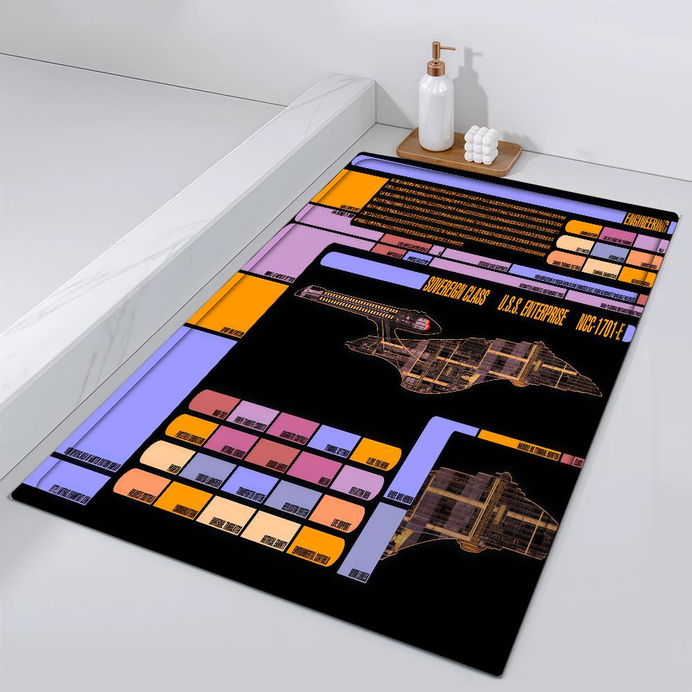 Door Mat Bedside Entrance T-Trek PPC Bath Fiction Science Floor Decoration Star Corridor Door Mat Carpet Living Room Balcony 40cm x 60cm
Door Mat Bedside Entrance T-Trek PPC Bath Fiction Science Floor Decoration Star Corridor Door Mat Carpet Living Room Balcony 40cm x 60cm