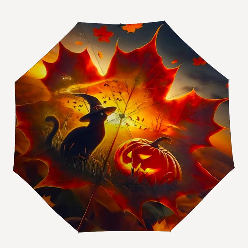 1pc Halloween Cat Automatic Open/Close Umbrella with Folding feature Compact Travel Umbrella, Lightweight design, for Commuting, Business046
1pc Halloween Cat Automatic Open/Close Umbrella with Folding feature Compact Travel Umbrella, Lightweight design, for Commuting, Business046
