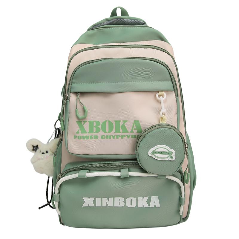 Письмо Студенческий Рюкзак Школьный Легкий Рюкзак Многослойный Большой Вместимости Контрастный Рюкзак с Кошельком для Монет зелёный
Письмо Студенческий Рюкзак Школьный Легкий Рюкзак Многослойный Большой Вместимости Контрастный Рюкзак с Кошельком для Монет зелёный