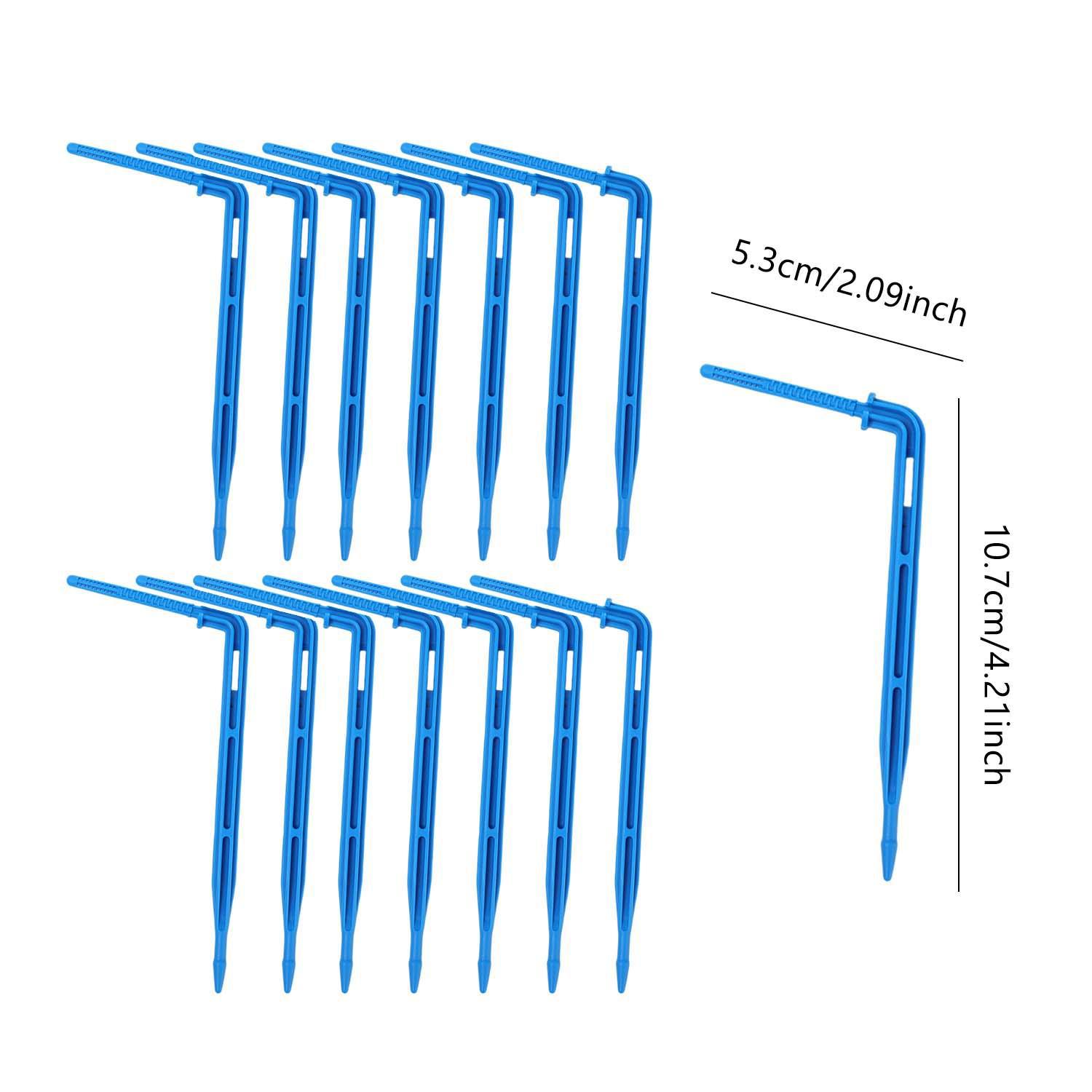 150/15pcs Bend Arrow Dripper 90 Degree Micro Drip Irrigation Kit Emitters for 4/7mm Hose Garden Watering Tools Saving Drippers 15pcs синій
150/15pcs Bend Arrow Dripper 90 Degree Micro Drip Irrigation Kit Emitters for 4/7mm Hose Garden Watering Tools Saving Drippers 15pcs синій