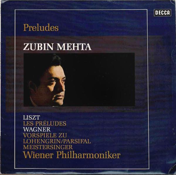 LP Record ZUBIN MEHTA LISZT WAGNER WIENER PH Preludes SXL21157B DECCA Germany Classical Used
LP Record ZUBIN MEHTA LISZT WAGNER WIENER PH Preludes SXL21157B DECCA Germany Classical Used