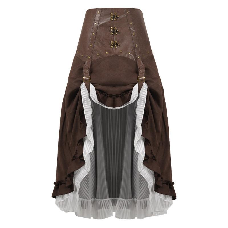 Сценический костюм на Хэллоуин, стимпанк асимметричная юбка S
Сценический костюм на Хэллоуин, стимпанк асимметричная юбка S