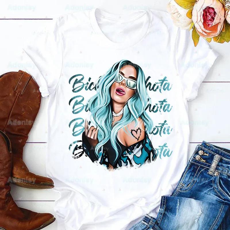 Karol G Bichota Music Singer Graphic Rapper Harajuku Tops Summer Graphic Tees Women T Shirt Clothes Girl T Shirt, Drop Shipping S
Karol G Bichota Music Singer Graphic Rapper Harajuku Tops Summer Graphic Tees Women T Shirt Clothes Girl T Shirt, Drop Shipping S