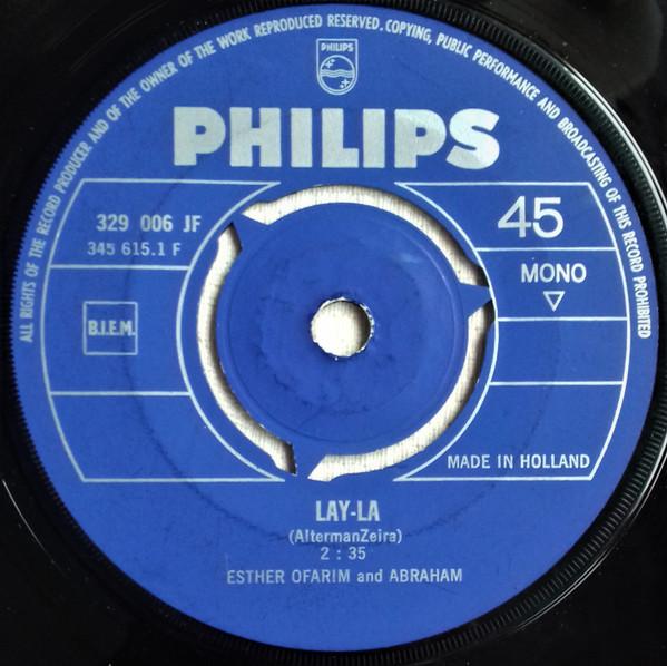 7inch Record ESTHER OFARIM ABRAHAM Layla 329006JF PHILIPS 1963 Netherland Pop Used
7inch Record ESTHER OFARIM ABRAHAM Layla 329006JF PHILIPS 1963 Netherland Pop Used