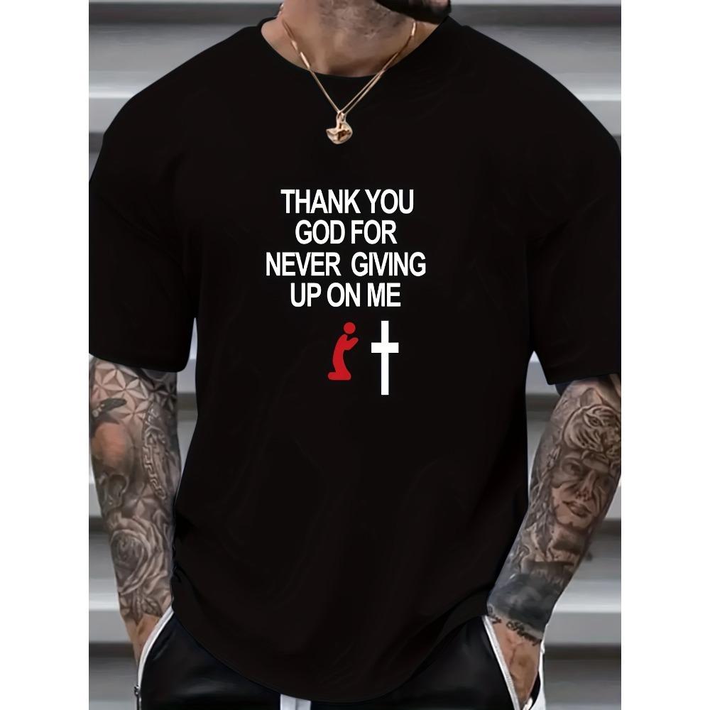 European sizes Men s Plus Size Oversized T-Shirt with Slogan Print - Loose Fit Round Neck Casual & -Casual Wear, Statement Slogans, Machine Washable 4XL чорний
European sizes Men s Plus Size Oversized T-Shirt with Slogan Print - Loose Fit Round Neck Casual & -Casual Wear, Statement Slogans, Machine Washable 4XL чорний