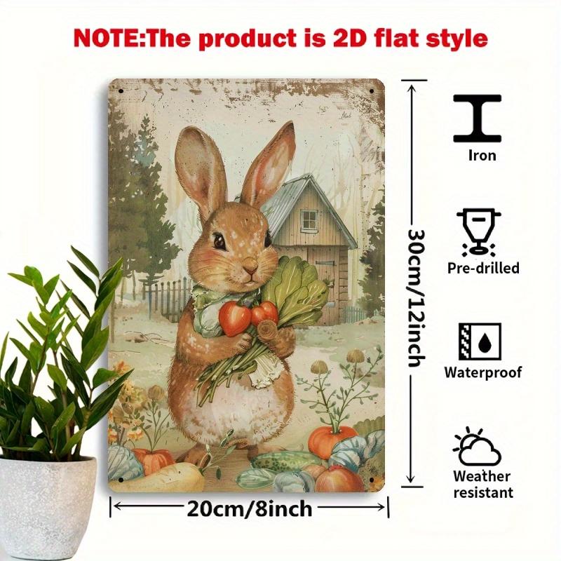 Vintage Spring Rabbit Garden Scene Metal Sign x Inches Home Decor Art Piece Perfect for Living Rooms Studies 20x30cm(7.8x11.8inch)
Vintage Spring Rabbit Garden Scene Metal Sign x Inches Home Decor Art Piece Perfect for Living Rooms Studies 20x30cm(7.8x11.8inch)