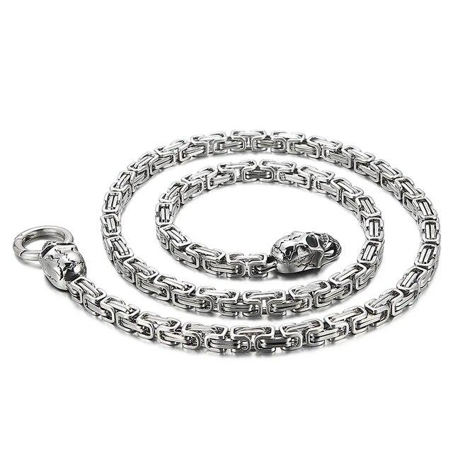 Мужское ожерелье из нержавеющей стали, подвесная цепочка, готическая цепочка, украшение в виде кости, ювелирный аксессуар 72cm
Мужское ожерелье из нержавеющей стали, подвесная цепочка, готическая цепочка, украшение в виде кости, ювелирный аксессуар 72cm