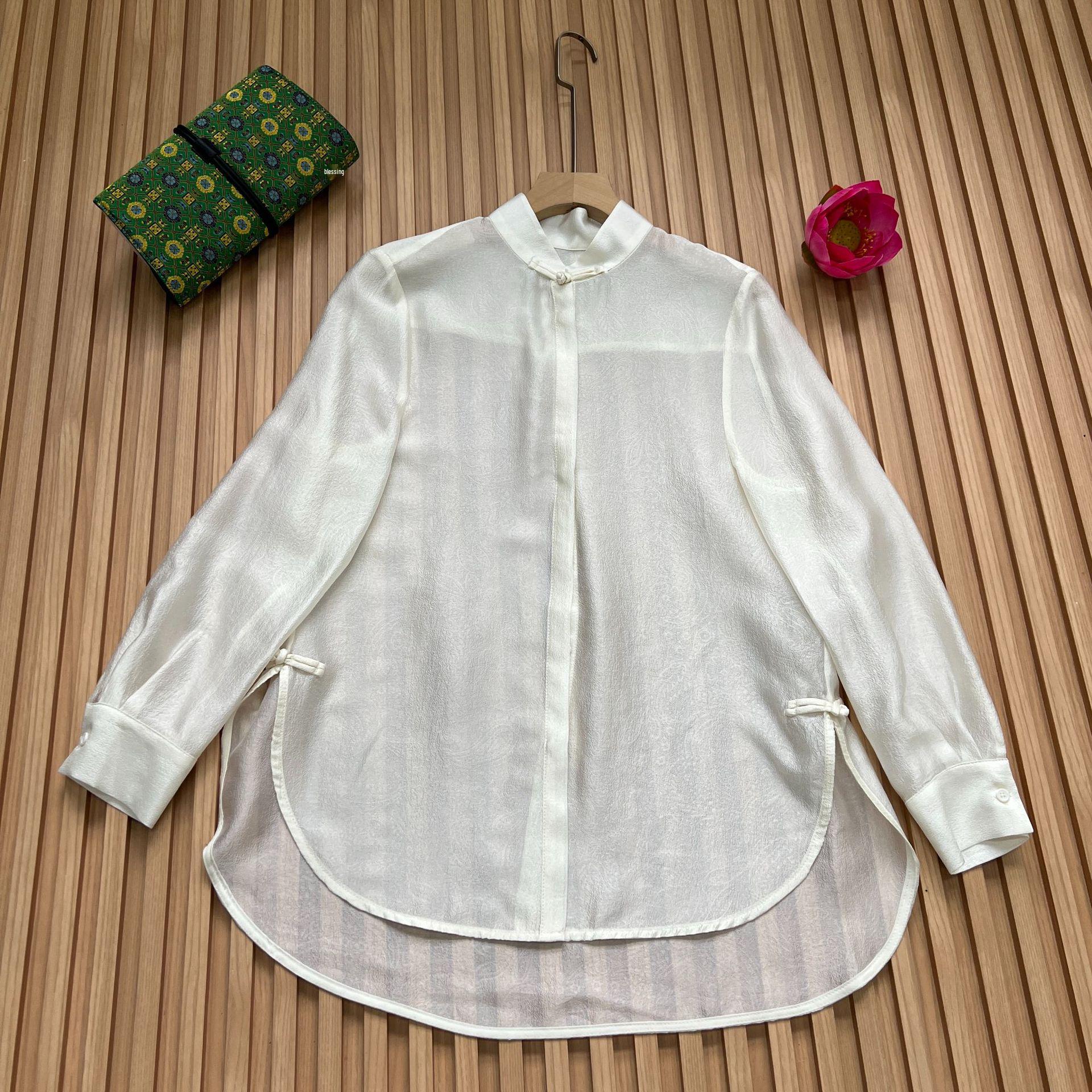8043 Spring Silk Top: 4 Colors, Chinese Style, Stand Collar, Printed Long Sleeve, Sizes S-XXL, No Returns/Exchanges XXL білий
8043 Spring Silk Top: 4 Colors, Chinese Style, Stand Collar, Printed Long Sleeve, Sizes S-XXL, No Returns/Exchanges XXL білий