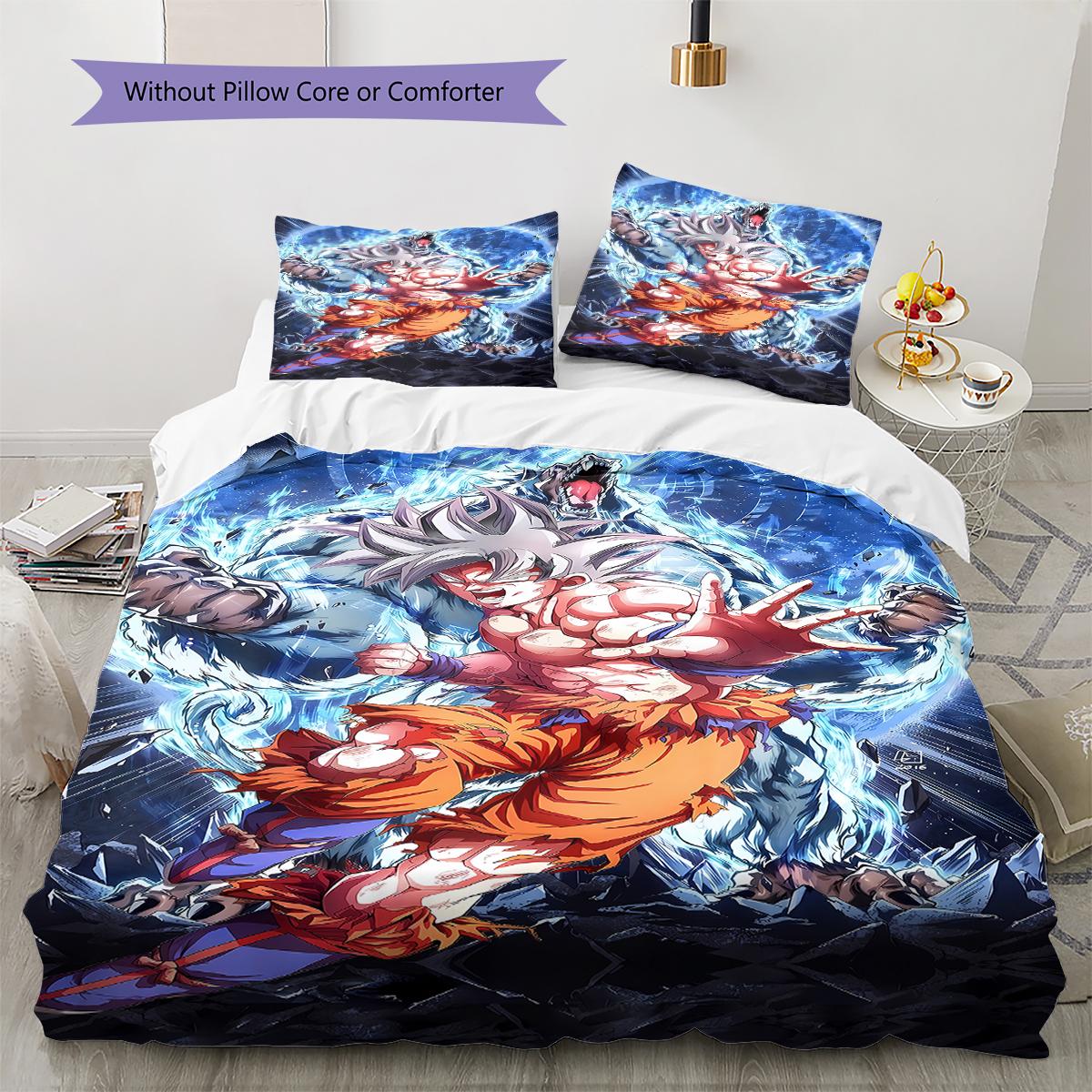 Dragon Ball Super Pattern Bedding,Quilt Set Quilt Cover Pillowcase Home Birthday Gift (1 * duvet cover + 2 * pillowcase, without core) 135x200cm
Dragon Ball Super Pattern Bedding,Quilt Set Quilt Cover Pillowcase Home Birthday Gift (1 * duvet cover + 2 * pillowcase, without core) 135x200cm