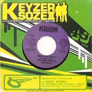 7inch Record SPRAGGA BENZ, JANA BENT - Move That Body KEY015 KEYZER SOZE II Jamaica Reggae, Ska & Dub Used
7inch Record SPRAGGA BENZ, JANA BENT - Move That Body KEY015 KEYZER SOZE II Jamaica Reggae, Ska & Dub Used