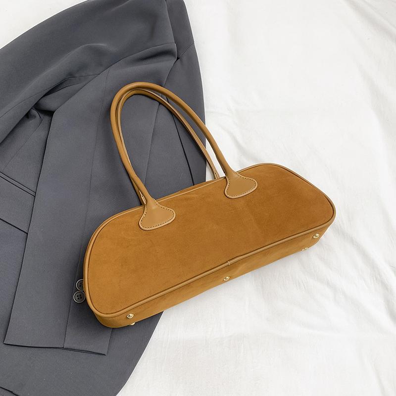 Women s Underarm Handbag Vintage Faux Suede Solid Color Luxury Design Stylish Phone Bag Bohemian Ladies Shoulder Purse
Women s Underarm Handbag Vintage Faux Suede Solid Color Luxury Design Stylish Phone Bag Bohemian Ladies Shoulder Purse
