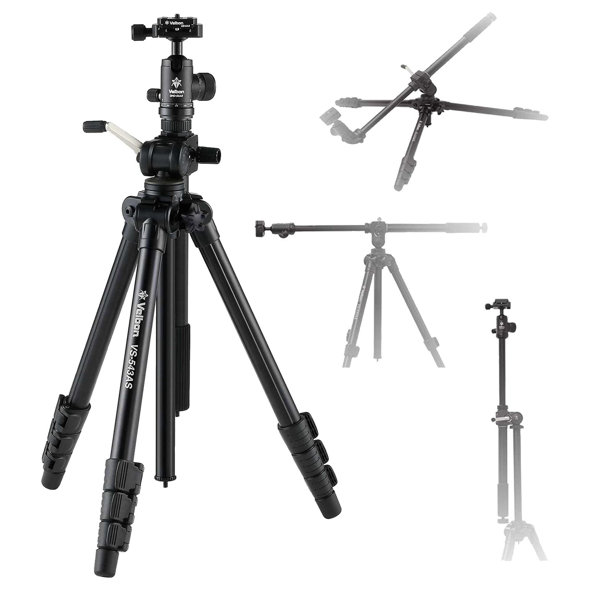 Velbon Medium Size Aluminum Tripod AZ Lever Lock Leg Diameter 26mm Function Overhead Photography Macro Photography Gear Elevator Compatible
Velbon Medium Size Aluminum Tripod AZ Lever Lock Leg Diameter 26mm Function Overhead Photography Macro Photography Gear Elevator Compatible