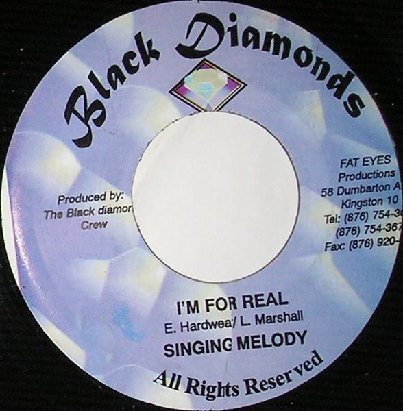 7inch Record SINGING MELODY - I m For Real NONE Black Diamonds 2002 Jamaica Reggae, Ska & Dub Used
7inch Record SINGING MELODY - I m For Real NONE Black Diamonds 2002 Jamaica Reggae, Ska & Dub Used