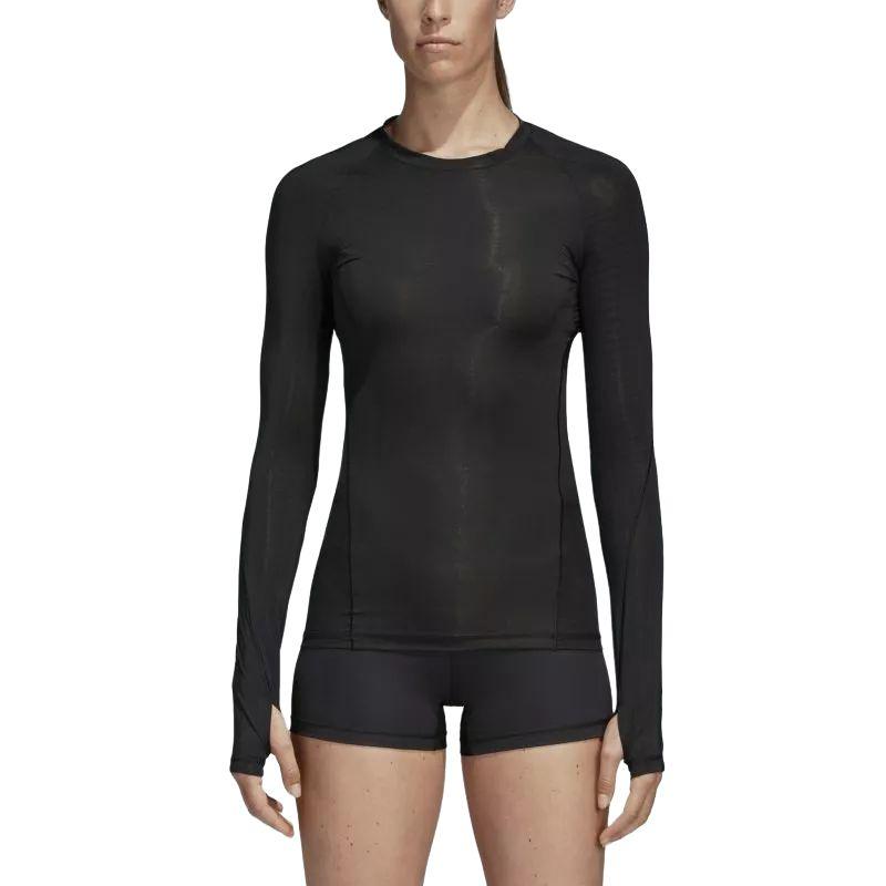 Adidas Alphaskin Tech Compression Climachill Round Neck Comfortable Versatile Long Sleeve T-Shirt Women Tops Black CD3112 S
Adidas Alphaskin Tech Compression Climachill Round Neck Comfortable Versatile Long Sleeve T-Shirt Women Tops Black CD3112 S