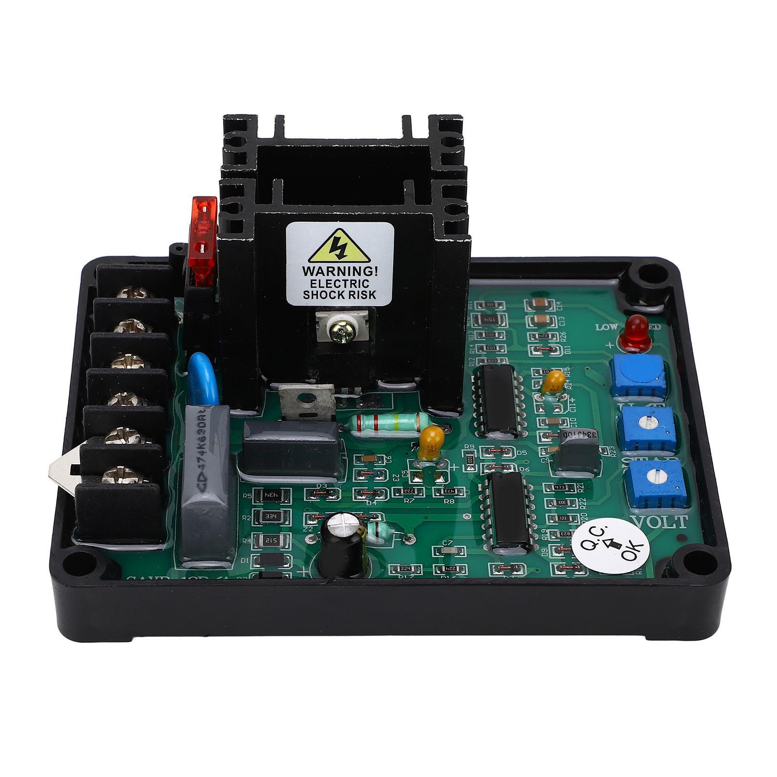 Generator Automatic Voltage Regulator Module Overvoltage Protection AVR Voltage Regulator Board
Generator Automatic Voltage Regulator Module Overvoltage Protection AVR Voltage Regulator Board