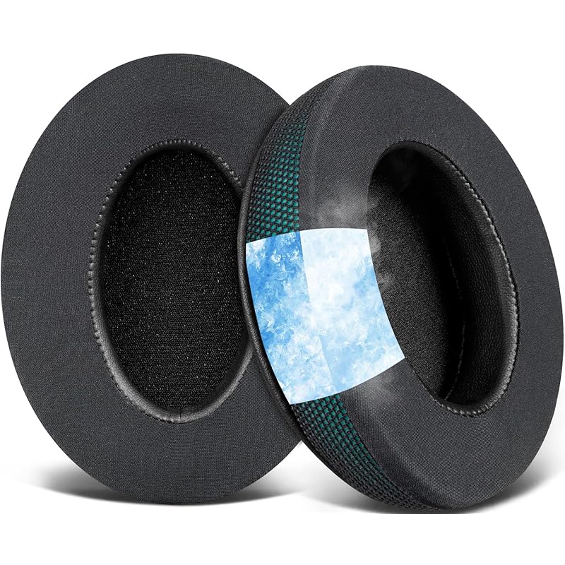 SOULWIT cooling gel ear pads for Sony MDR-CD900ST/MDR-7506/MDR-1ABT/RBT/RNC & ATH M50X/M40X/WS660BT/WS1100, SteelSeries Arctis 1/3/5/7/9X/Pro/prime
SOULWIT cooling gel ear pads for Sony MDR-CD900ST/MDR-7506/MDR-1ABT/RBT/RNC & ATH M50X/M40X/WS660BT/WS1100, SteelSeries Arctis 1/3/5/7/9X/Pro/prime