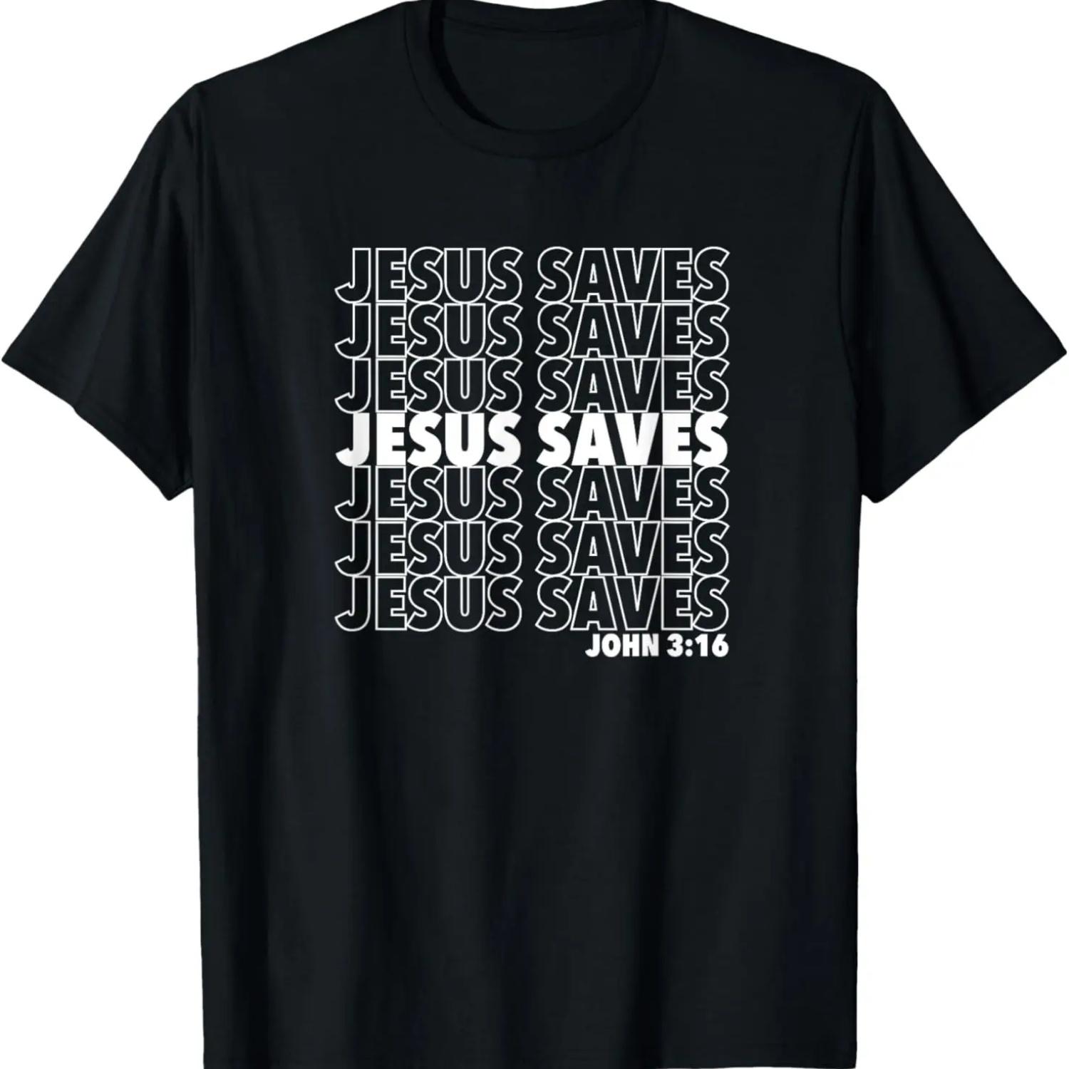 Jesus Saves John 3 16 Christian Design T-Shirt XXXXXL чорний
Jesus Saves John 3 16 Christian Design T-Shirt XXXXXL чорний