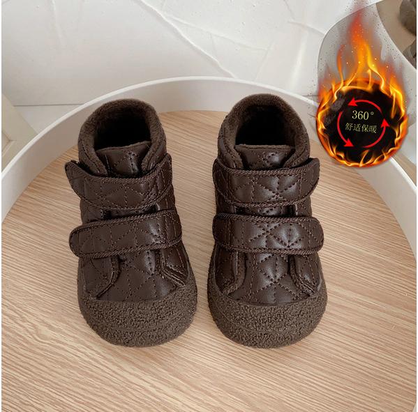 Winter Cotton Toddler Shoes For Baby PU Leather Thick Warm Plush First Step Footwear Lightweight Anti-slippery Infant Shoes 25
Winter Cotton Toddler Shoes For Baby PU Leather Thick Warm Plush First Step Footwear Lightweight Anti-slippery Infant Shoes 25