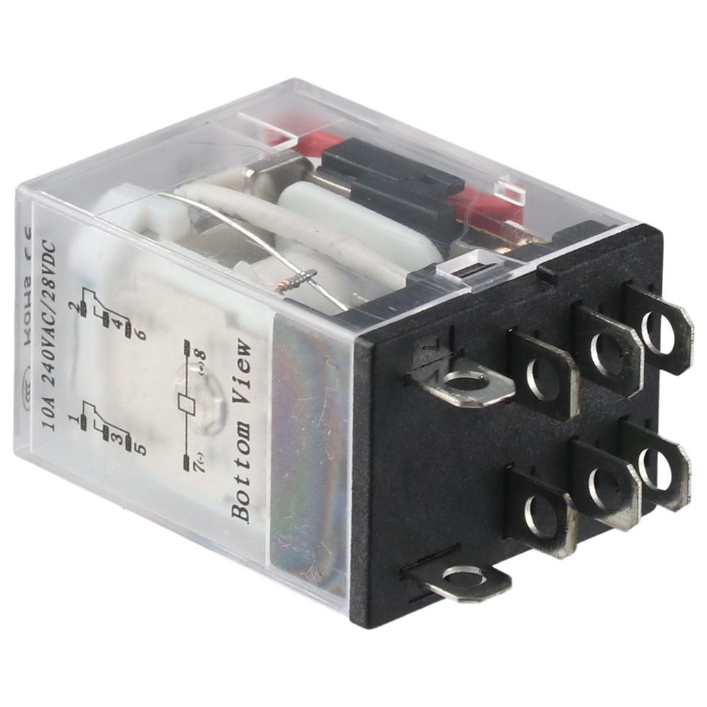 Durable 8-Pin 10 AMP Electromagnetic Power Relay 12V DC with Base LED Indicator Relay Coil DIN Rail System Largest
Durable 8-Pin 10 AMP Electromagnetic Power Relay 12V DC with Base LED Indicator Relay Coil DIN Rail System Largest
