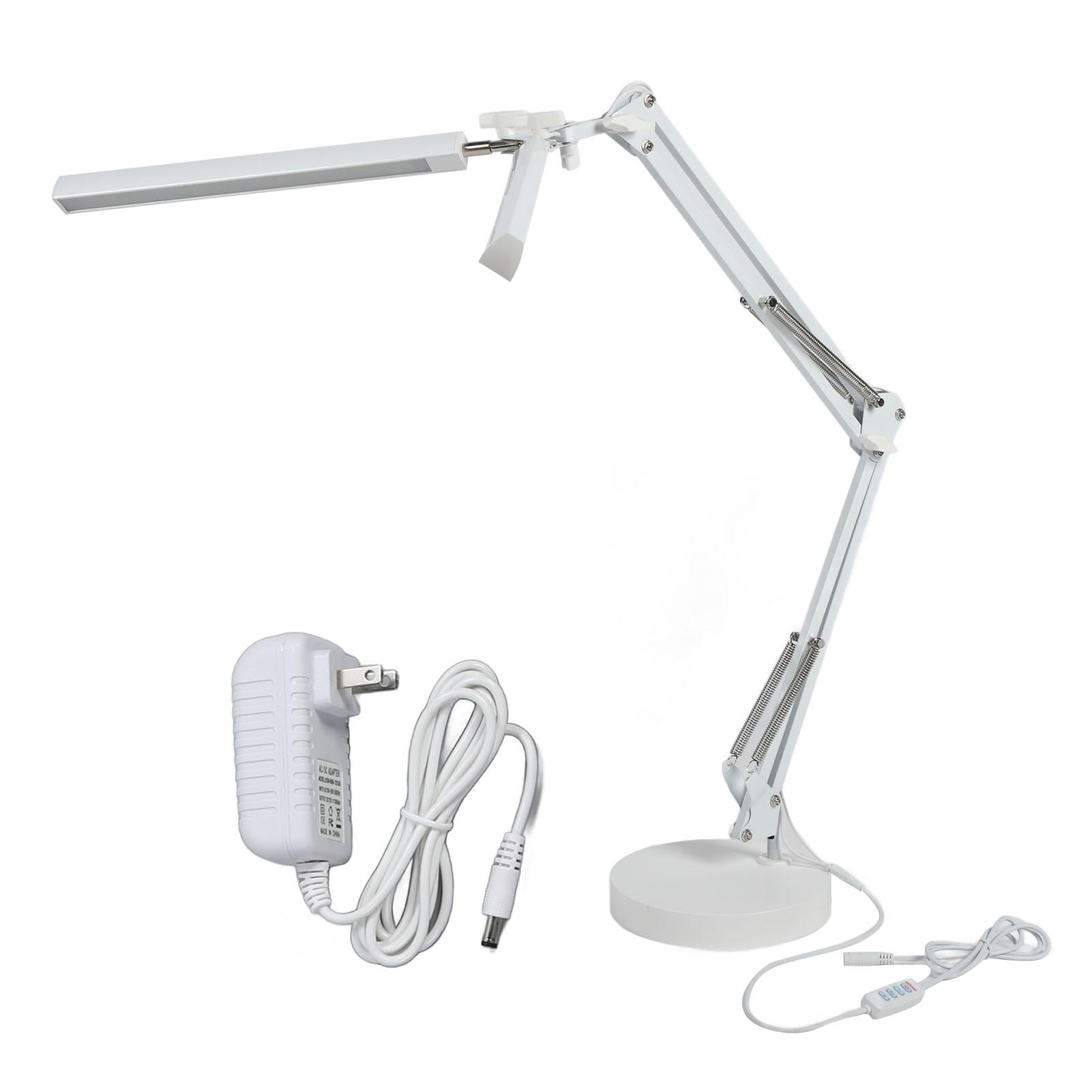 LED Desk Lamp with Round Base Double Head Folding Eye Care Swing Arm Desk Lamp US PLUG білий
LED Desk Lamp with Round Base Double Head Folding Eye Care Swing Arm Desk Lamp US PLUG білий