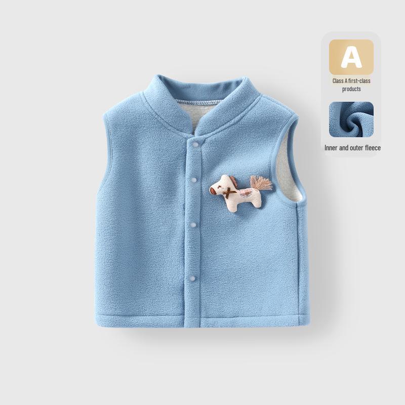 Baby Fleece Lined Warm Vest - Cute Autumn/Winter Style for Newborns 90cm
Baby Fleece Lined Warm Vest - Cute Autumn/Winter Style for Newborns 90cm