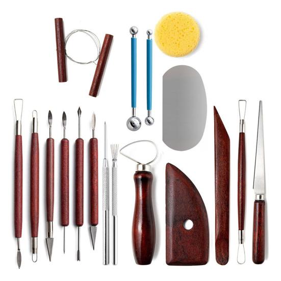 Набор инструментов для лепки из глины, 18 предметов, инструмент для резьбы по керамике с деревянными ручками, двухсторонние инструменты для резьбы по глине с сумкой для инструментов для любителей керамики 18pcs
Набор инструментов для лепки из глины, 18 предметов, инструмент для резьбы по керамике с деревянными ручками, двухсторонние инструменты для резьбы по глине с сумкой для инструментов для любителей керамики 18pcs