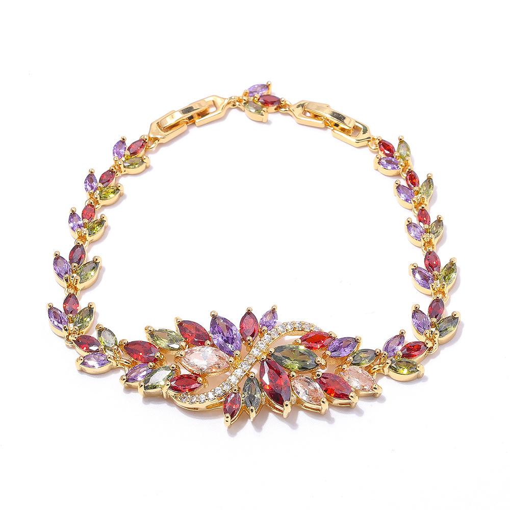 Европейский и американский браслет из циркония с полной инкрустацией бриллиантами, многоцветный, поставляется с удлиненной пряжкой 18.5Cm main chain + 3cm extended buckle
Европейский и американский браслет из циркония с полной инкрустацией бриллиантами, многоцветный, поставляется с удлиненной пряжкой 18.5Cm main chain + 3cm extended buckle