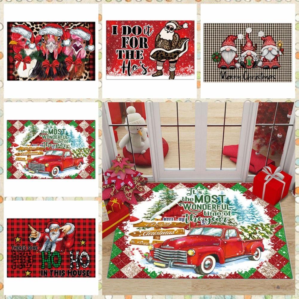 Spoof Santa Claus Gnome Doormat Rectangle Welcome Mat Creative Christmas Entrance Doormat Bathroom
Spoof Santa Claus Gnome Doormat Rectangle Welcome Mat Creative Christmas Entrance Doormat Bathroom