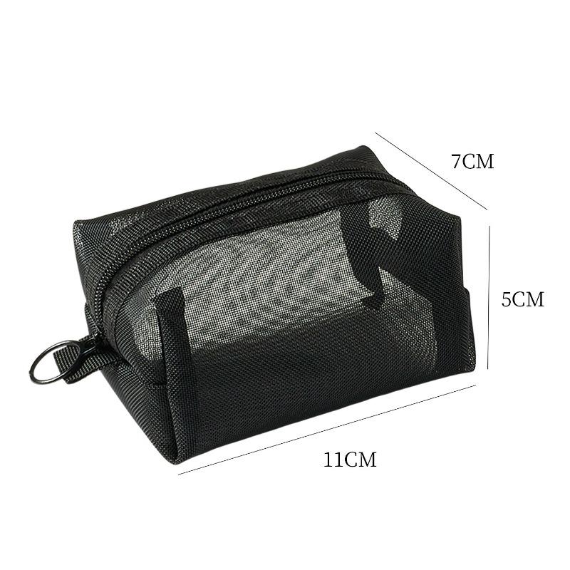 Portable Mini Clear Nylon Transparent Storage Bag with Zipper Multifunctional Cosmetic Bags Charger Case Travel Accessories 1pc
Portable Mini Clear Nylon Transparent Storage Bag with Zipper Multifunctional Cosmetic Bags Charger Case Travel Accessories 1pc