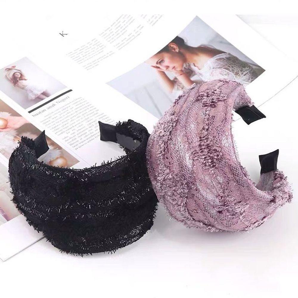 Elegant Summer Gift Lace Cloth Headdress Wide Edge Headband Korean Style Hair Hoop Female Hair Hoop чорний
Elegant Summer Gift Lace Cloth Headdress Wide Edge Headband Korean Style Hair Hoop Female Hair Hoop чорний