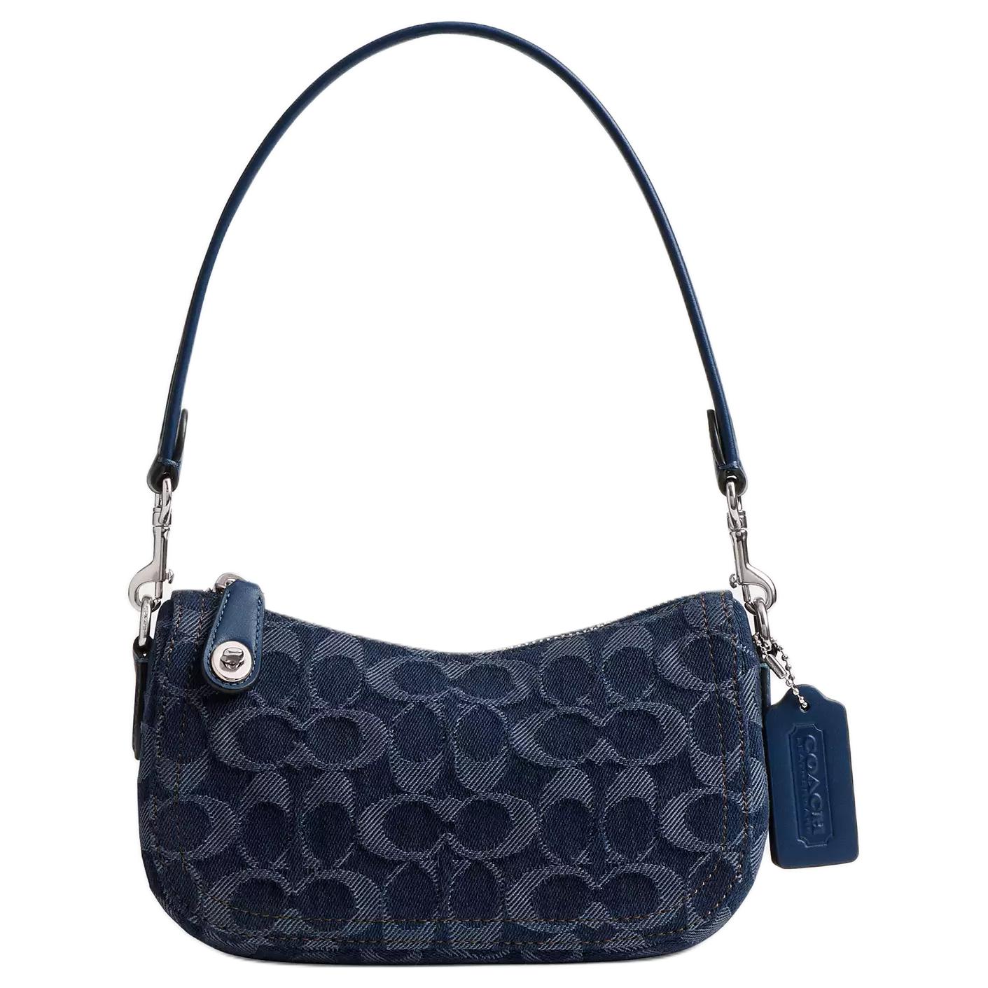 Coach Swinger 20 Logo Print Silver Hardware Signature Denim Handbag Small Women Handbag Deep-Blue CAN78-LHRHY Basic Set (Bag+Dust Bag)
Coach Swinger 20 Logo Print Silver Hardware Signature Denim Handbag Small Women Handbag Deep-Blue CAN78-LHRHY Basic Set (Bag+Dust Bag)