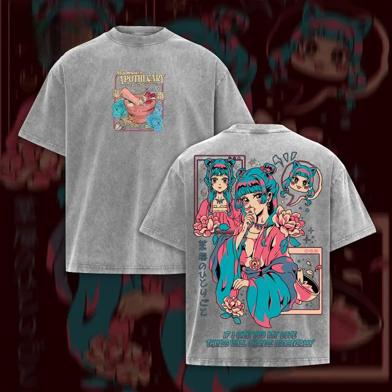 Anime The Apothecary Diaries Maomao Graphic T Shirt Men Women Casual Clothing Loose Tshirt Washed Cotton Tee Harajuku T-shirt XXL сірий колір
Anime The Apothecary Diaries Maomao Graphic T Shirt Men Women Casual Clothing Loose Tshirt Washed Cotton Tee Harajuku T-shirt XXL сірий колір