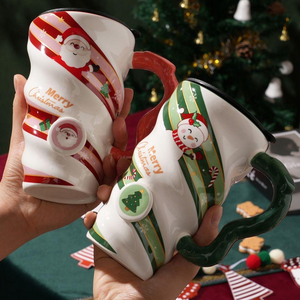 500 мл Рождественская пара керамическая кружка Керамическая кофейная кружка Офисная чашка для завтрака с молоком
500 мл Рождественская пара керамическая кружка Керамическая кофейная кружка Офисная чашка для завтрака с молоком