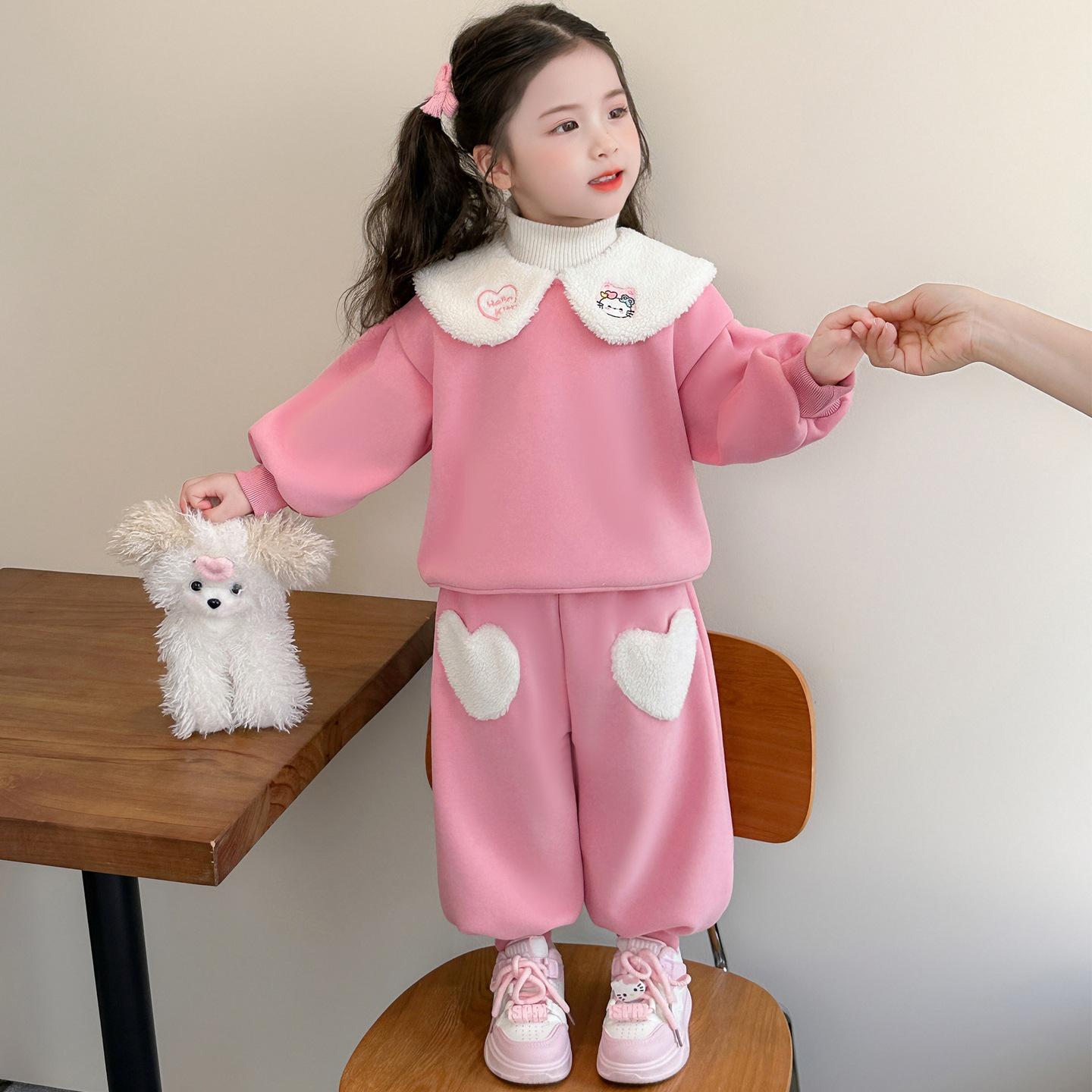 Autumn/Winter 2025 Girls Fleece Sweatshirt Set - Cozy Two-Piece Outfit for Baby Girls 110cm рожевий
Autumn/Winter 2025 Girls Fleece Sweatshirt Set - Cozy Two-Piece Outfit for Baby Girls 110cm рожевий