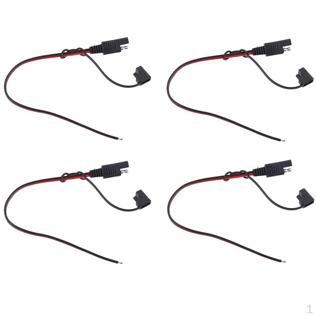 4Pcs 12V 300mm 10A 18AWG Extension Cable Plug for Car Solar Panel
4Pcs 12V 300mm 10A 18AWG Extension Cable Plug for Car Solar Panel