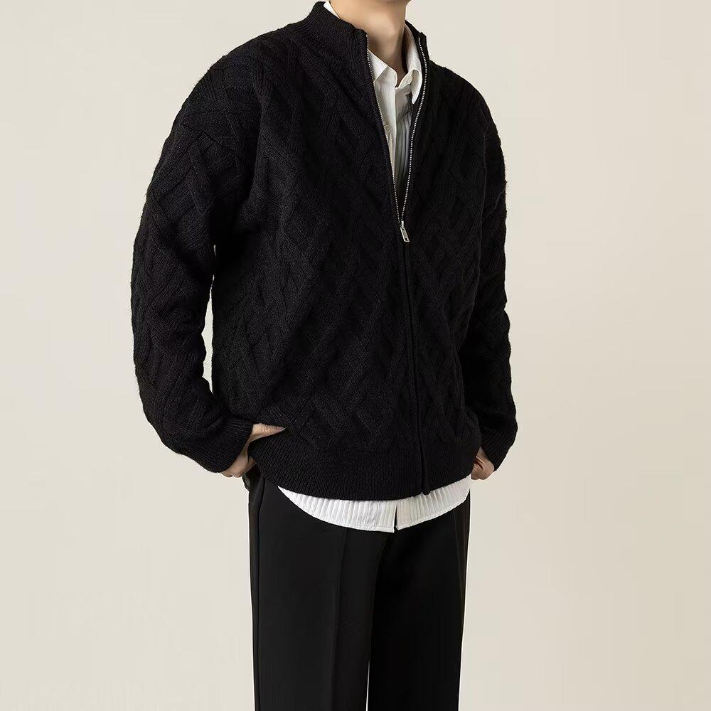Men s Trendy Stand Collar Loose Knit Cardigan Sweater - Spring/Autumn Korean Style XXL чорний
Men s Trendy Stand Collar Loose Knit Cardigan Sweater - Spring/Autumn Korean Style XXL чорний