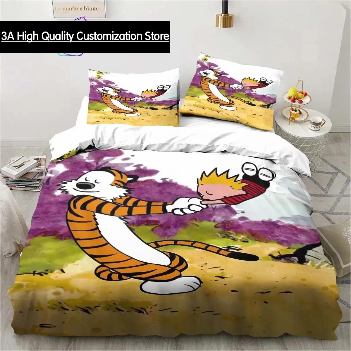 Comforter Cartoon Calvin Hobbes 3D Print Bedding Set Single Twin Full Queen King Size Bed Set Adult Boys Bedroom Bedding Gift Comforter (quilt)-EU Single(135*200cm)3pcs
Comforter Cartoon Calvin Hobbes 3D Print Bedding Set Single Twin Full Queen King Size Bed Set Adult Boys Bedroom Bedding Gift Comforter (quilt)-EU Single(135*200cm)3pcs
