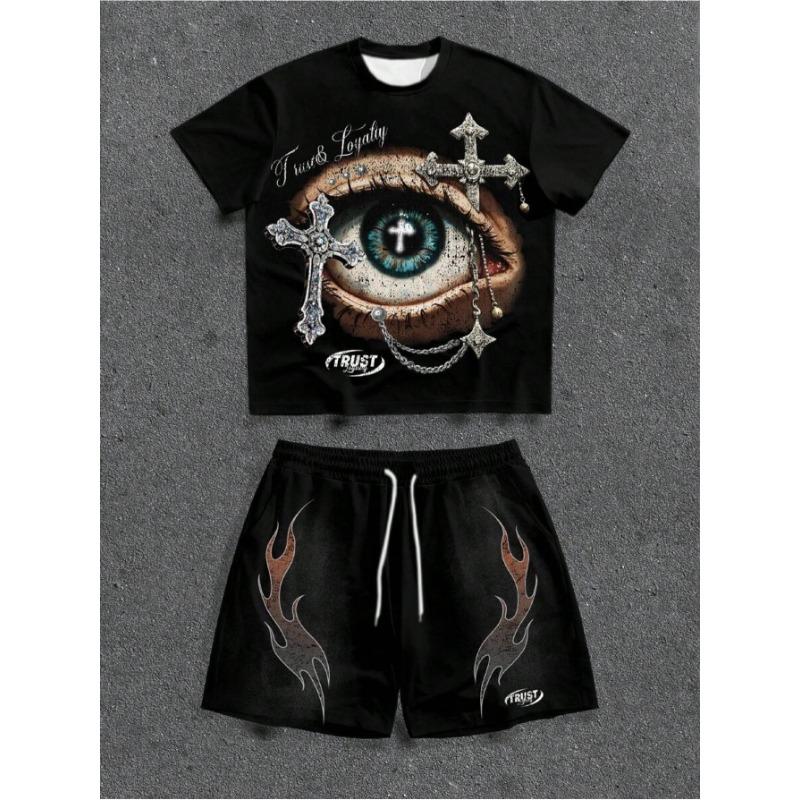 2026 Fashion Bestseller Gothic Cross Graffiti White and Red Contrast Men s Set Y2K Large Casual T-shirt 4XL
2026 Fashion Bestseller Gothic Cross Graffiti White and Red Contrast Men s Set Y2K Large Casual T-shirt 4XL