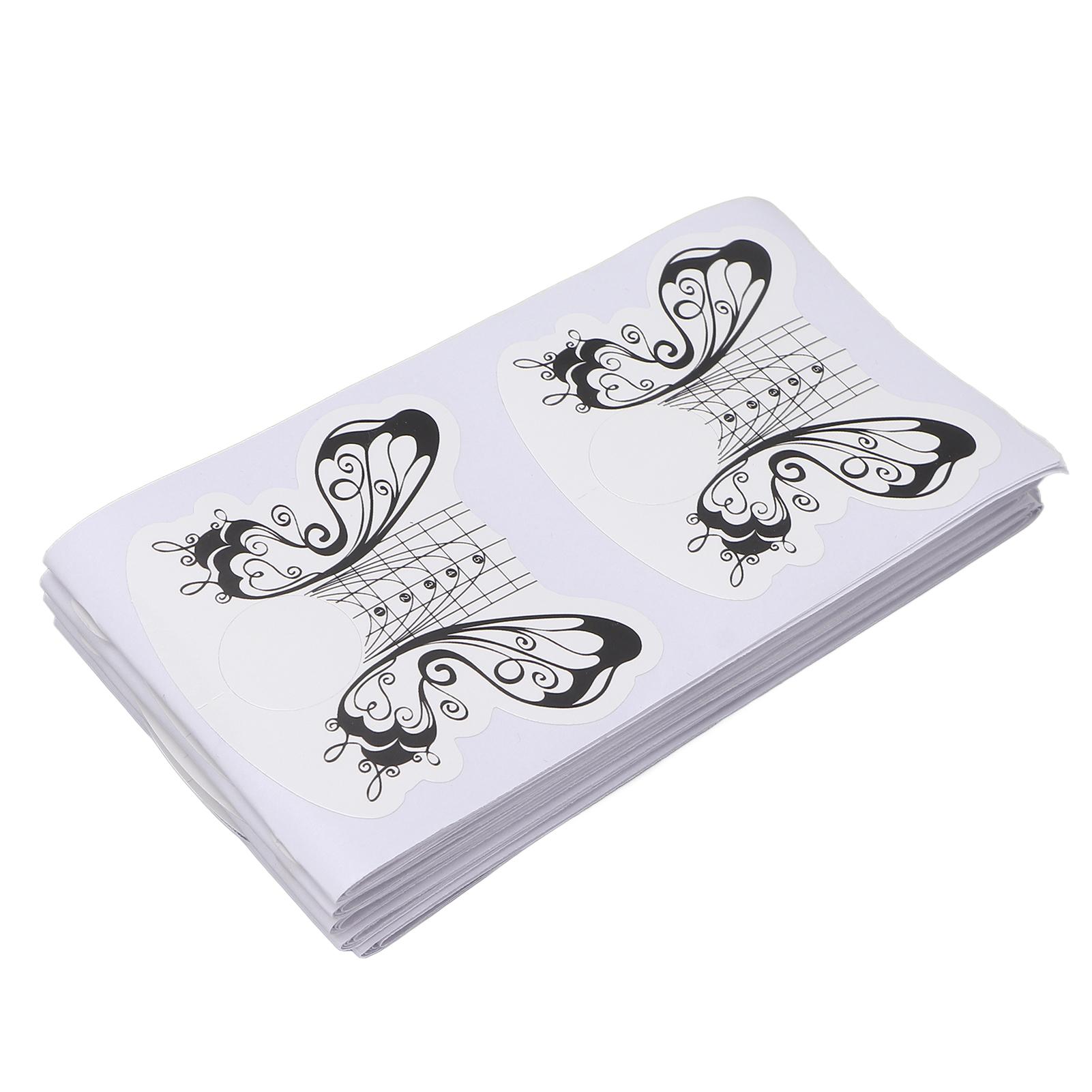 100 Pcs Nail Forms Horseshoe Shaped Butterfly Square Nail Art Form Guide Sticker for Acrylic Nails Gel Nail
100 Pcs Nail Forms Horseshoe Shaped Butterfly Square Nail Art Form Guide Sticker for Acrylic Nails Gel Nail