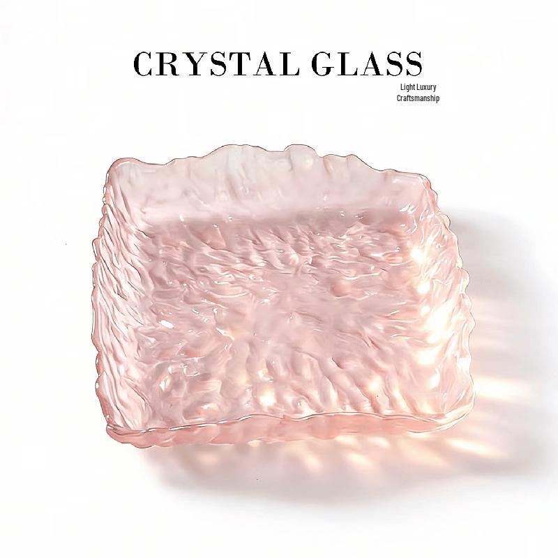 Irregular Glacier Glass Dessert & Fruit Plates
Irregular Glacier Glass Dessert & Fruit Plates