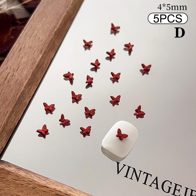 5PCS French Wine Red Ribbon Mini Jelly Bow Resin Nail Art Rhinestones Decorations Manicure Vintage Charms Accessories Salon DIY
5PCS French Wine Red Ribbon Mini Jelly Bow Resin Nail Art Rhinestones Decorations Manicure Vintage Charms Accessories Salon DIY