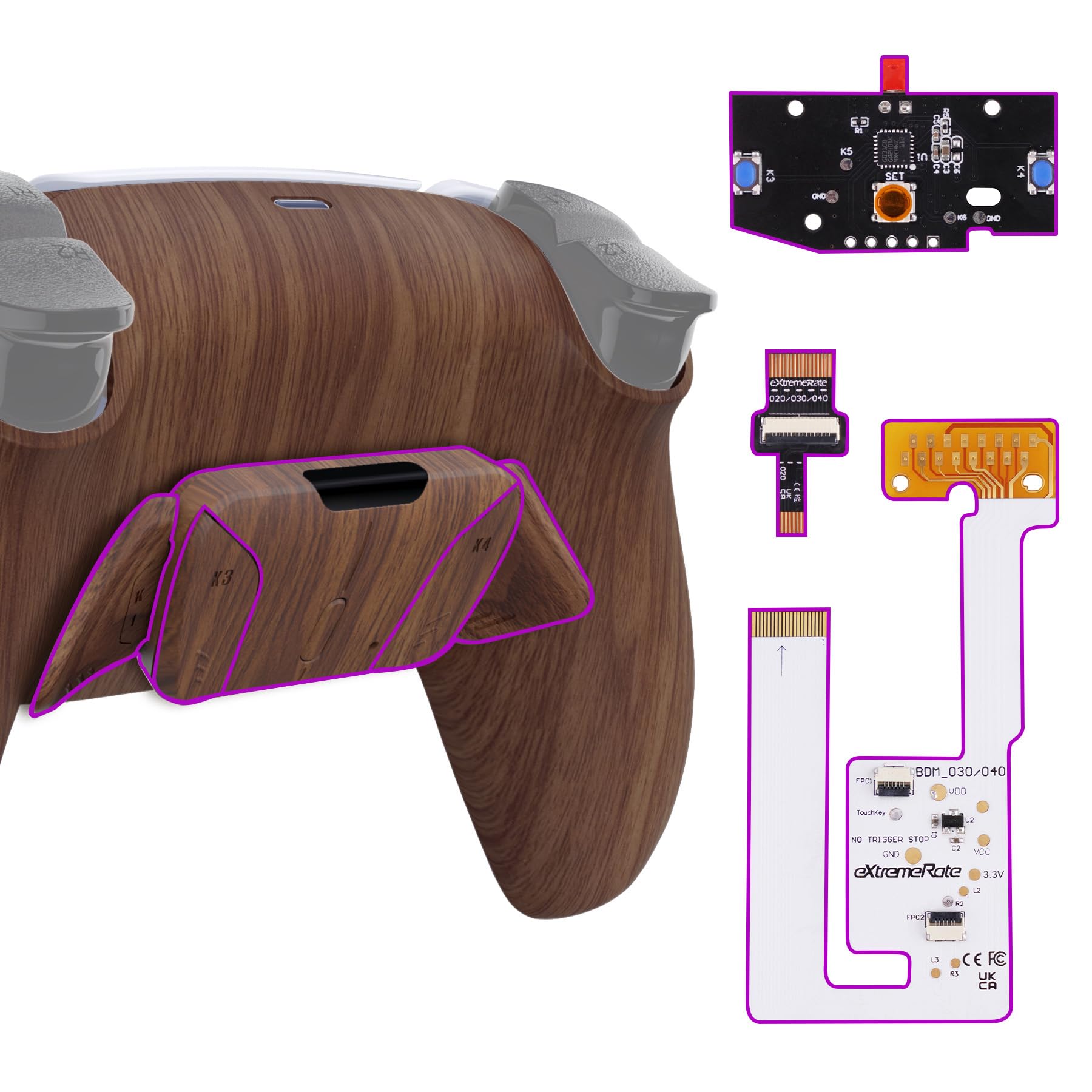 not a eXtremeRate Patterned plastic RISE4 V3 back remap kit for ps5 controller upgrade board back shell 4 back buttons for ps5 controller It s
not a eXtremeRate Patterned plastic RISE4 V3 back remap kit for ps5 controller upgrade board back shell 4 back buttons for ps5 controller It s