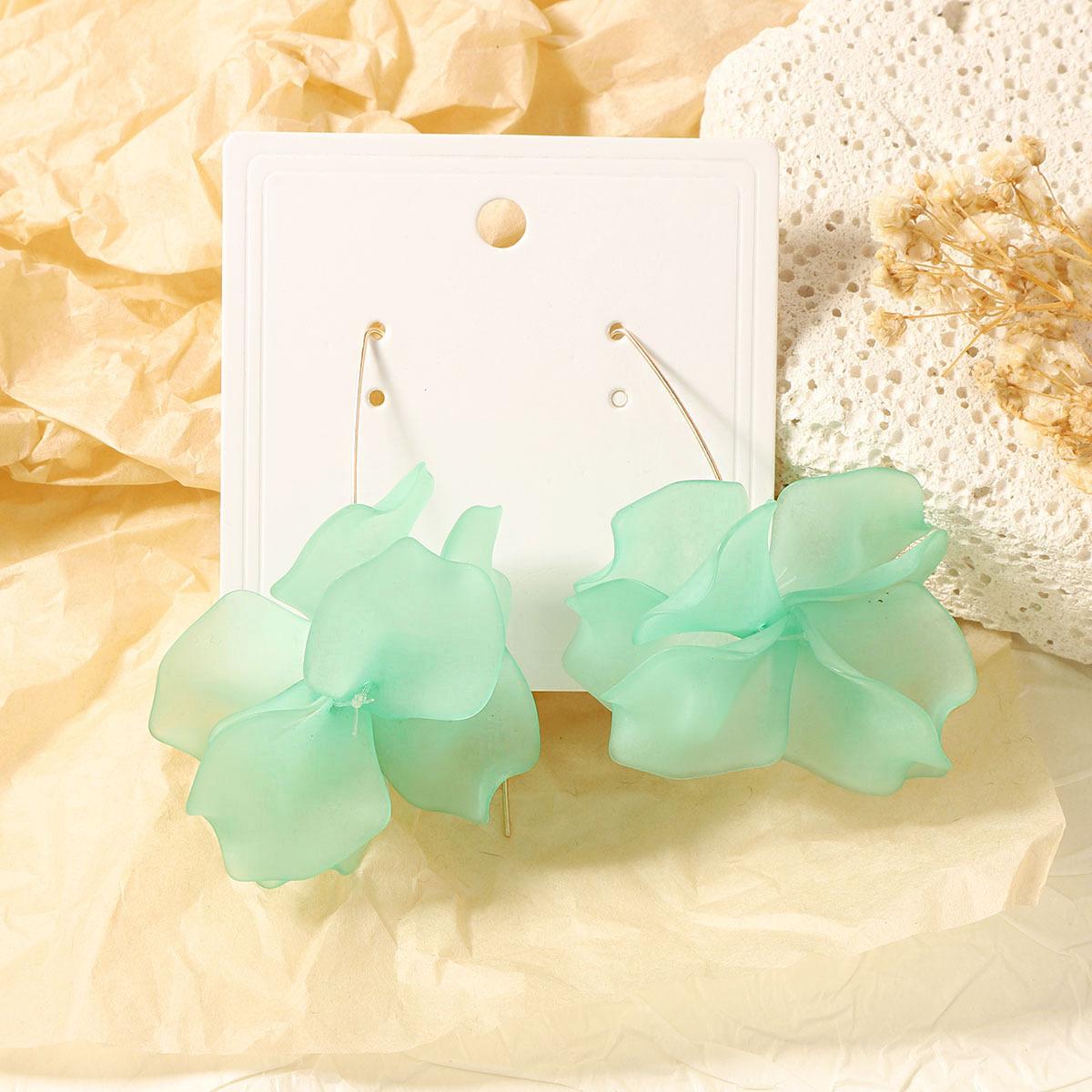 Модный, элегантный и свежий стиль, серьги-крючки в виде лепестков цветка принцессы сладких желе, универсальный стиль для отпуска
Модный, элегантный и свежий стиль, серьги-крючки в виде лепестков цветка принцессы сладких желе, универсальный стиль для отпуска